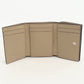 LOEWE C821S33X01 Tri-fold wallet Anagram Vertical Wallet Flap wallet Calfskin beige Women