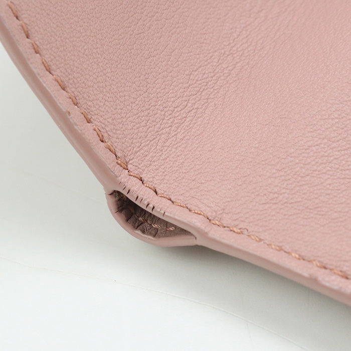 LOEWE 101.88.S26 Tri-fold wallet anagram Flap wallet Calfskin pink Women