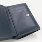 LOEWE C660TR2X04 Trifold wallet anagram Compact Wallet Calfskin Navy mens(unisex)