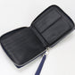 LOEWE 122.89.M88 Bifold wallet puzzle Small wallet Calfskin Navy mens