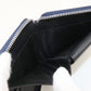 LOEWE 122.89.M88 Bifold wallet puzzle Small wallet Calfskin Navy mens