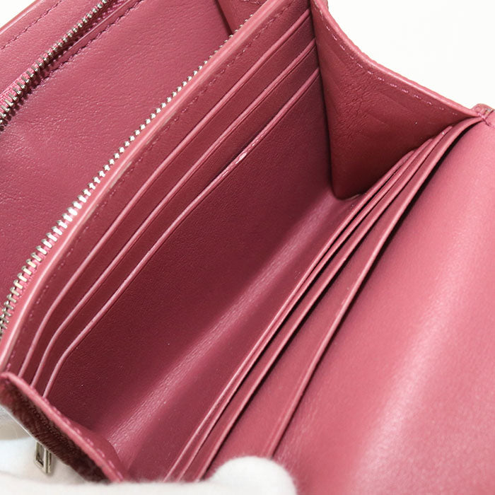 LOEWE C821L57X01 Bifold wallet anagram Compact wallet Calfskin pink Women