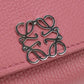 LOEWE C821L57X01 Bifold wallet anagram Compact wallet Calfskin pink Women