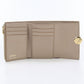 LOEWE LO93372 Vertical wallet small Three fold wallet Calfskin beige Women