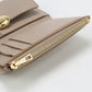 LOEWE LO93372 Vertical wallet small Three fold wallet Calfskin beige Women