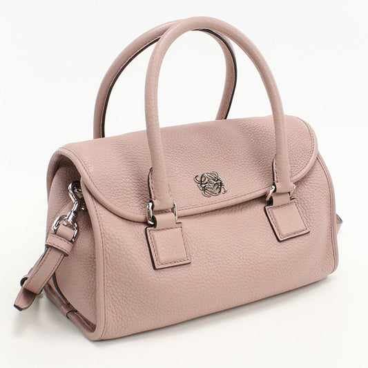 LOEWE Alamo 28 anagram Handbag leather pink Women