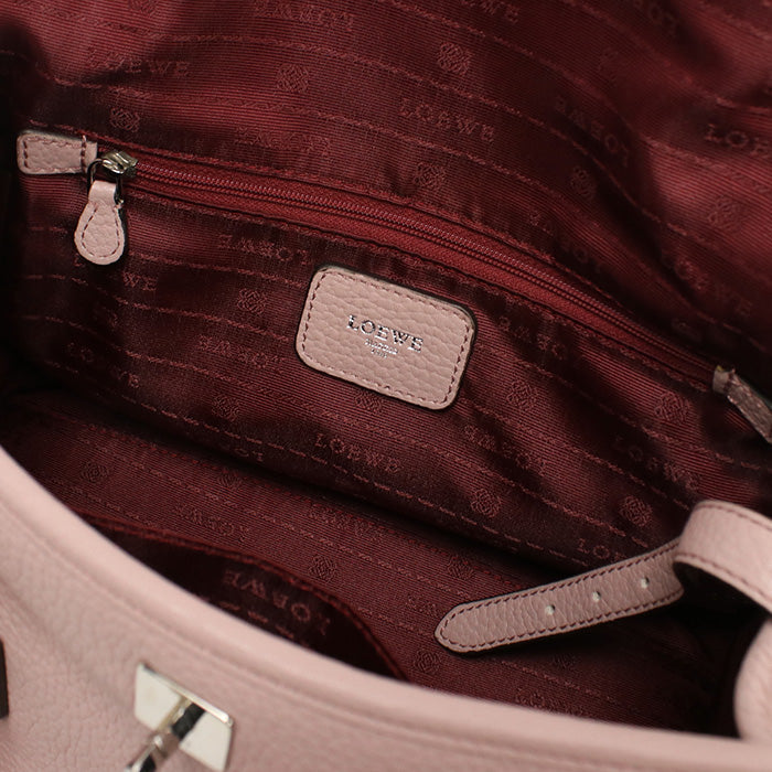 LOEWE Alamo 28 anagram Handbag leather pink Women