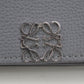 LOEWE LO93816 Card Case name card holder Calfskin gray Women