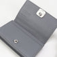 LOEWE LO93816 Card Case name card holder Calfskin gray Women
