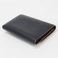 LOEWE C821S33X01 Vertical anagram Three fold wallet Calfskin black Women