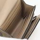 LOEWE C821L57X01 Bi-fold wallet anagram Compact wallet Calfskin beige Women