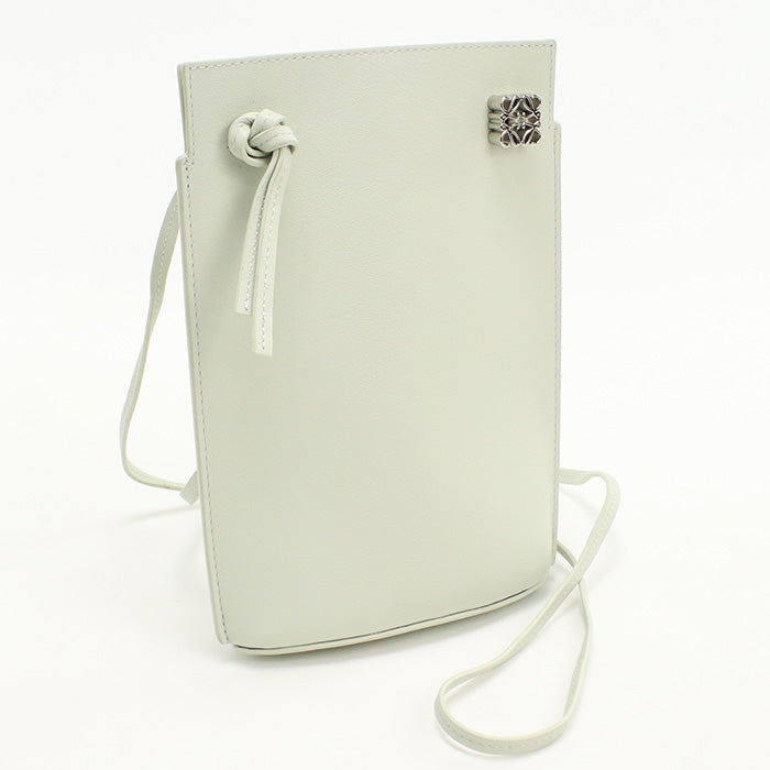 LOEWE C630R12X01 Shoulder Bag Calfskin/dice pocket green Women