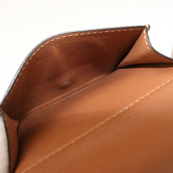 LOEWE Trifold wallet anagram Three fold wallet Calfskin brown Women