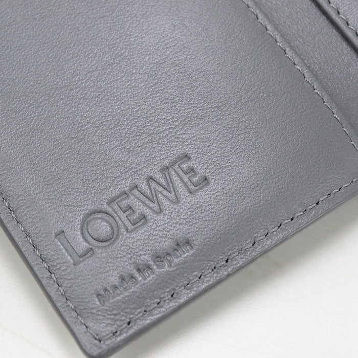 LOEWE C821TR2X16 Tri-fold wallet anagram Compact wallet Calfskin gray Women
