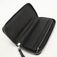 LOEWE C500U46X02 Long wallet anagram Brand Open Wallet Grain Calfskin Leather black mens(unisex)