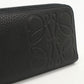 LOEWE C500U46X02 Long wallet anagram Brand Open Wallet Grain Calfskin Leather black mens(unisex)