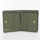 LOEWE C499Z41X03 Compact zip repeat Folded wallet Calfskin green Women