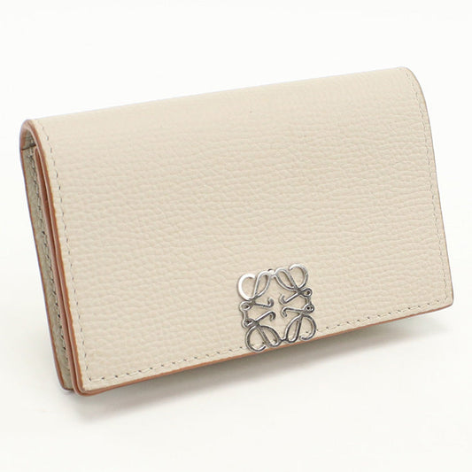 LOEWE Business card holder anagram name card holder Calfskin beige Women
