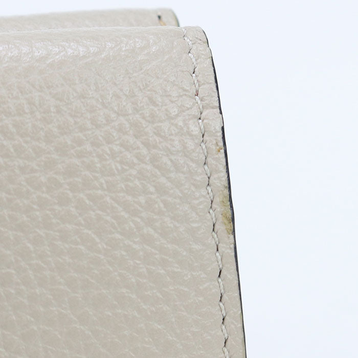 LOEWE Trifold wallet Three fold wallet Calfskin beige Women
