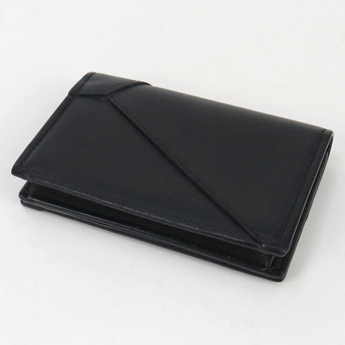LOEWE C510M97X03 1100 Card case Puzzle Classic Business card case Calfskin black mens (unisex)