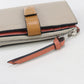 LOEWE C660P3002 Bi-fold wallet Slim Zip Calfskin beige Women