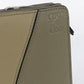 LOEWE C510Z41X01 Compact zip wallet puzzle Folded leather khaki Women