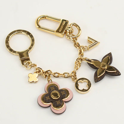 LOUIS VUITTON M63086 Blooming flower Bag charm Chain metal gold Women