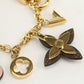 LOUIS VUITTON M63086 Blooming flower Bag charm Chain metal gold Women