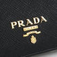 PRADA Folded wallet/Safiano leather black unisex