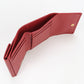 PRADA Three fold wallet/Safiano leather Red Women