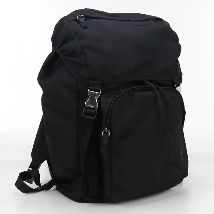 PRADA Bag pack Re-Nylon Backpack Nylon Black Women