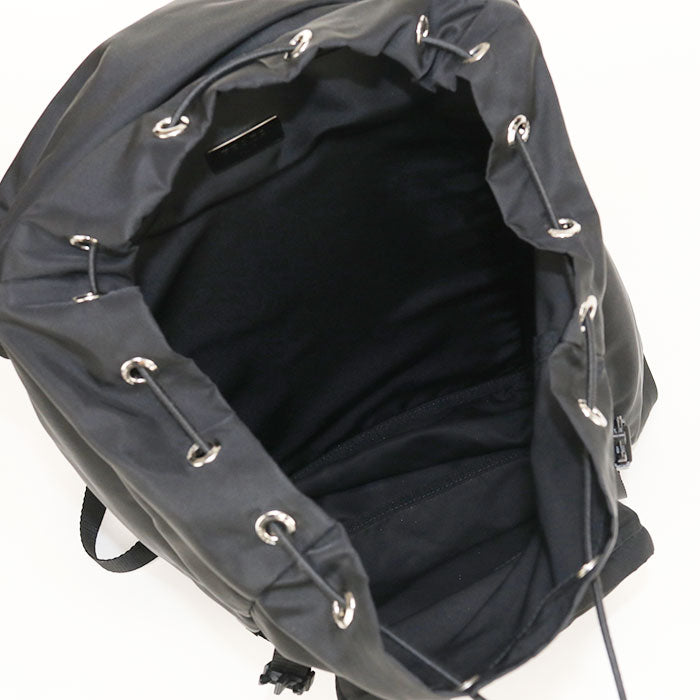 PRADA Bag pack Re-Nylon Backpack Nylon Black Women