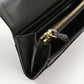 PRADA 1M1037 saffiano triangle Purse folio Calfskin Nylon Black Women