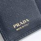 PRADA 1MV204 Saffiano Leather Wallet Bi-fold wallet with coin purse/Safiano Navy Women