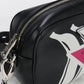 PRADA Shoulder Bag Banana Design Diagonal leather black Women