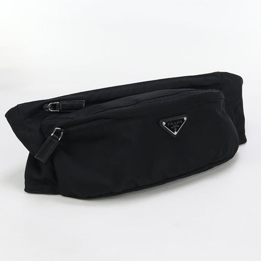 PRADA PR83203 Belt bag body bag Nylon black mens