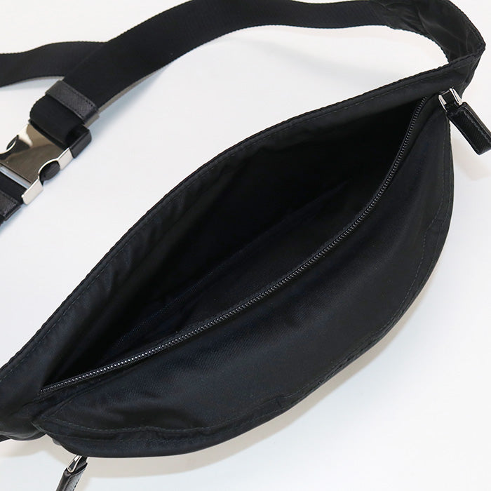 PRADA PR83203 Belt bag body bag Nylon black mens