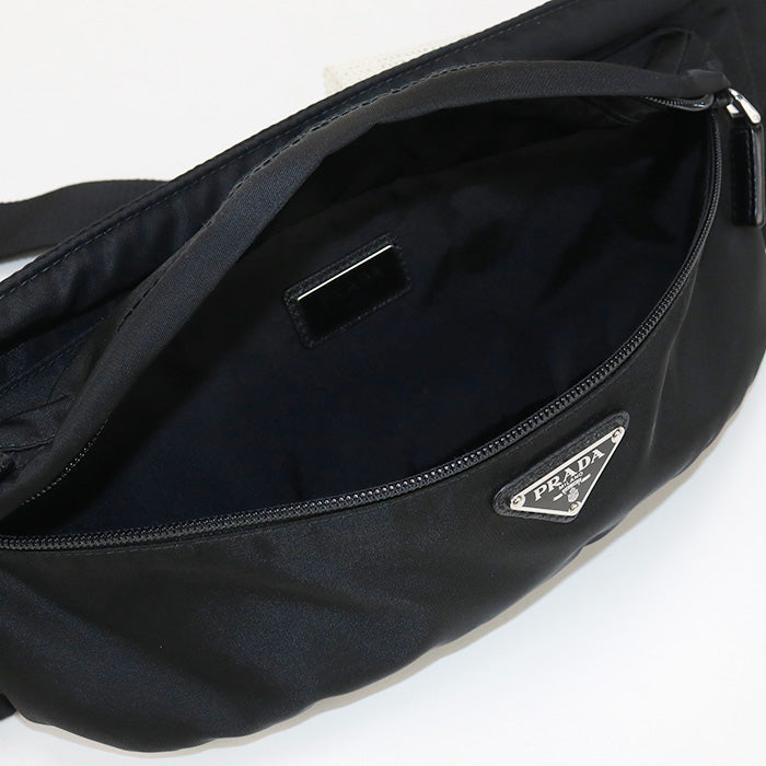 PRADA PR83203 Belt bag body bag Nylon black mens