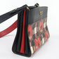 PRADA 1BC034 Shoulder bag Bibliotheque Semi-shoulder bag leather black Women