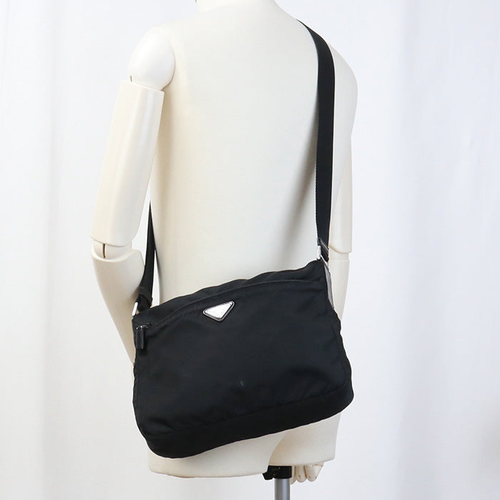 PRADA PR85752 Shoulder Bag Nylon black unisex