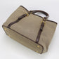 PRADA PR85840 Tote Bag Logo jacquard beige Women