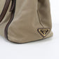 PRADA PR85840 Tote Bag Logo jacquard beige Women