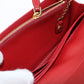 PRADA PR86370 Saffiano leather long wallet double fold coin purse Red Women