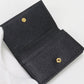 PRADA Saffiano leather card holder name card holder leather black Women