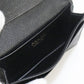 PRADA Saffiano leather card holder name card holder leather black Women