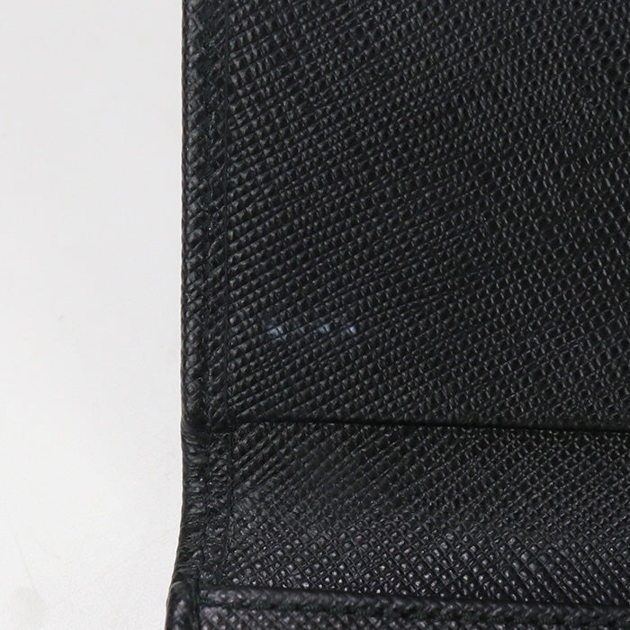 PRADA Saffiano leather card holder name card holder leather black Women
