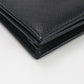 PRADA Saffiano leather card holder name card holder leather black Women