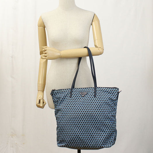 PRADA 2WAYTote Bag/ shoulder bag Nylon Blue Women