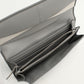 PRADA 1MH132 Long wallet Safiano Flap wallet leather gray Women (unisex)