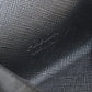 PRADA 2MM935 QHH F0002 Coin case saffiano triangle leather black mens